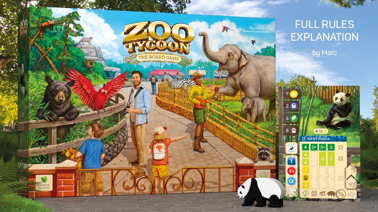 Zoo Tycoon board game turns the PC classic into cardboard