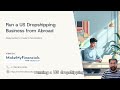 Start a US Dropshipping Business from ANY Country (No US Visit Needed!)