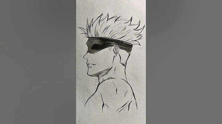 draw gojo🥶🔥 #animedrawing #jjk #gojo #gojosatoru #jujutsukaisen