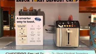 Chefman Smart Touch 2-Slice Digital ToasterItem  1737660 Model  RJ31-SS-T-CA