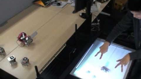 Multi-touch Multi-robot Control