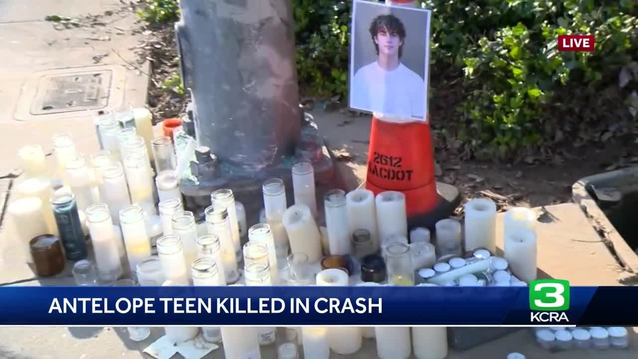 Friends remember Antelope teen killed in car crash - YouTube