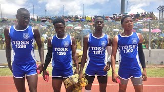 Boys 4x100m final. Zone2. Inter-Co 2023. Ashanti Region.