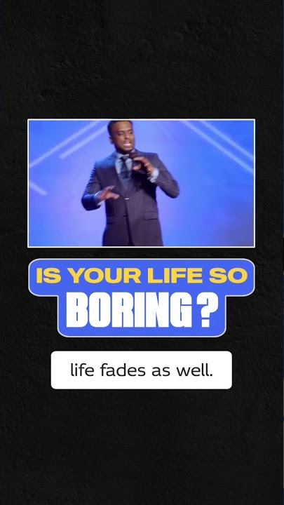 Is your life so boring? | Pastor Gersson Edinbaro (Shorts)
