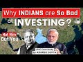 Why indians are bad at investing stock market in india  bse nse