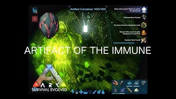 Swamp Cave and Artifact of the Immune Tribute ARK Mobile