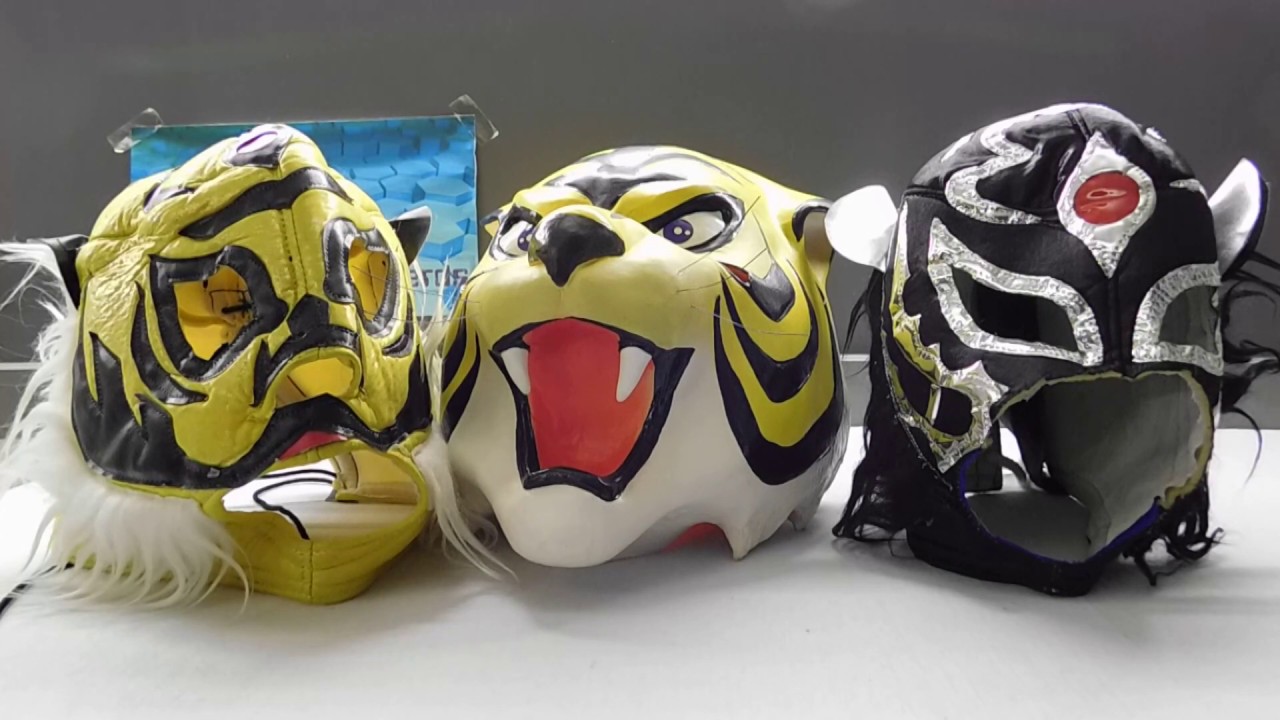 Uomo Tigre - Tiger Mask - Black Tigerle maschere! + tutorial 