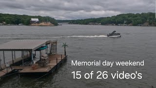Memorial day weekend Boating here at Lake of the Ozarks  !!