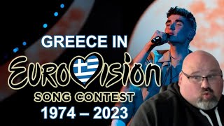 AMERICAN REACTS TO Greece in Eurovision Song Contest (1974-2023)..
