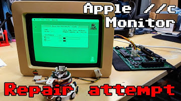 Can I fix this broken Apple IIc Monitor?