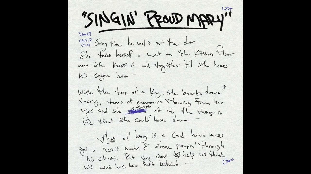 Shane Kelley - Singin' Proud Mary (demo)