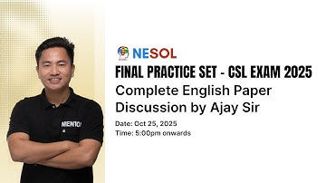 FINAL PRACTICE SET – CSL EXAM 2025 II APSSB