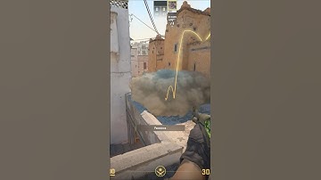 Лучший Смок с мида на шорт на карте Dust2 CS2! #кс2 #csgo #counterstrike #cs2 #cs #shorts #dust2