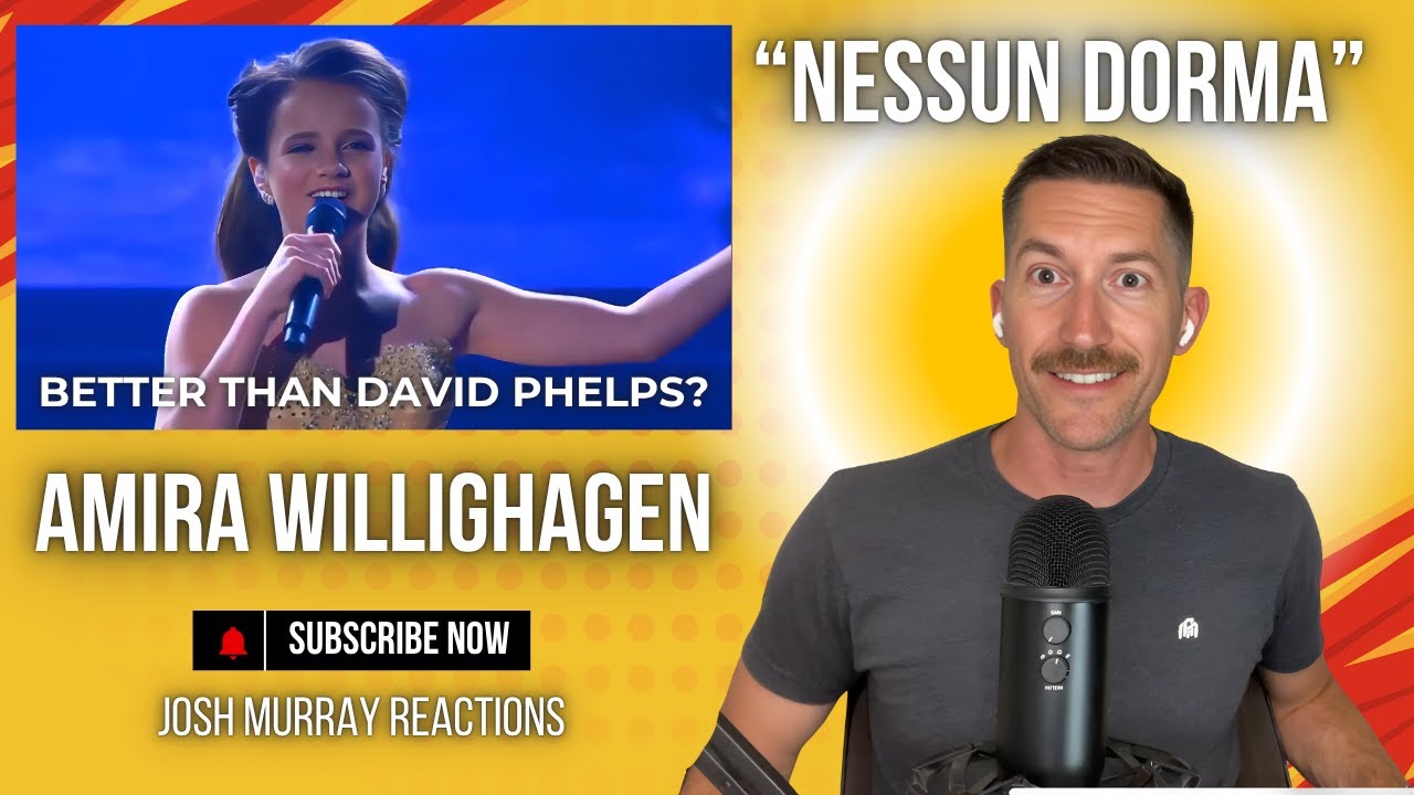 Better Than David Phelps? You Judge! Amira Willighagen | Nassun Dorma | My Reaction