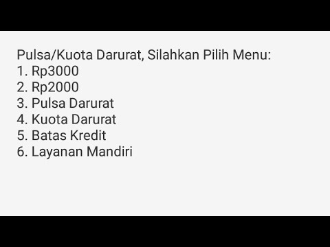 🛑Cara meminjam pulsa darurat di Indosat ooredoo terbaru 2020. 