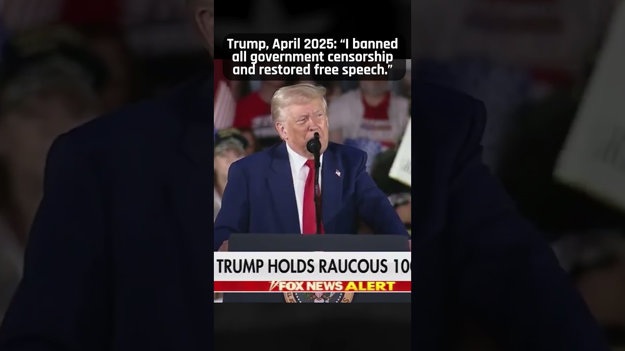 Trump is NOT a free speech warrior