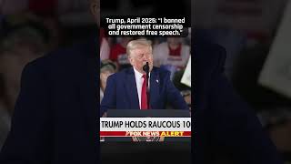 Trump is NOT a free speech warrior