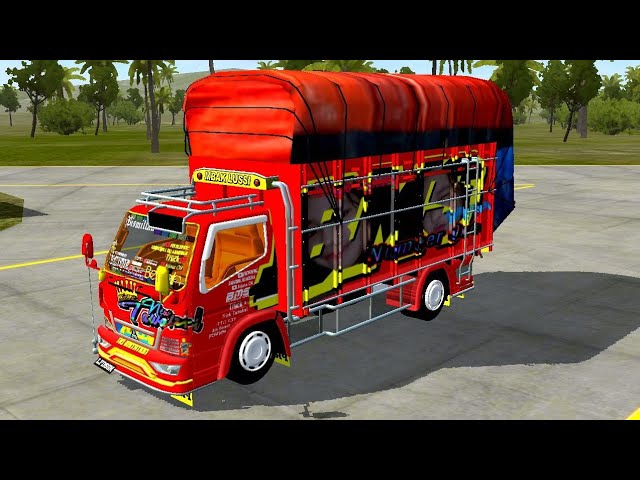 MOD BUSSID TRUCK CANTER NEW TAWAKAL 4 BY ADS TERBARU FULL STROBO || MOD BUSSID TERBARU class=