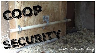 It is well past time for some coop security around here...... Please check us out at www.sslfamilyfarm.com and follow us on.... http://