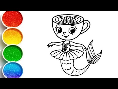 Desenho de bailarina para colorir, ideal para crianças e bebês.