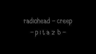 Video thumbnail of "radiohead creep with lyrics"