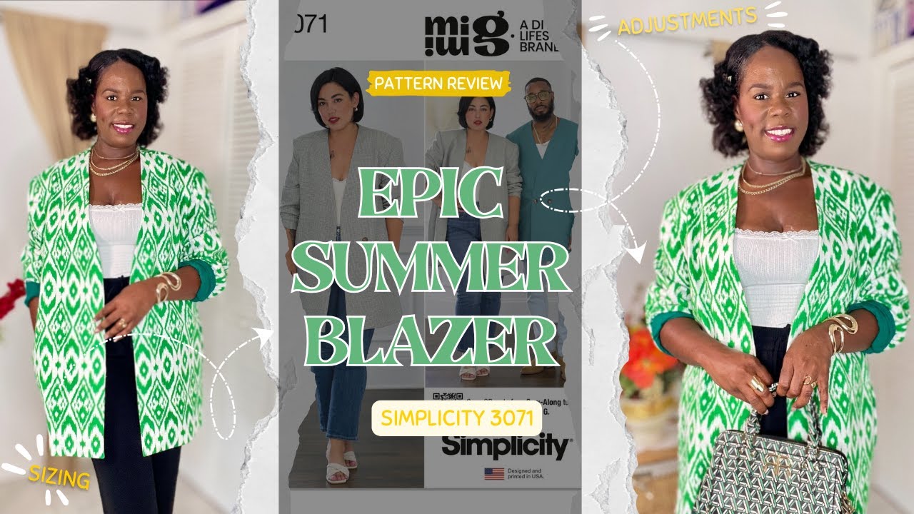 Very Mindful ~ Slow Sewing Simplicity 3071 + Pattern Review