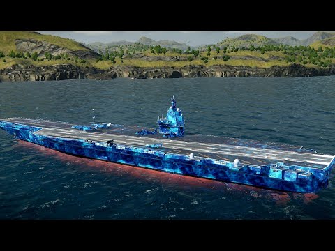 Modern Warships: J-35 Strike Fighter in Cn Type 004 | Full Chinese Build | Offline Match