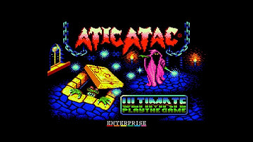Enterprise 128 Game: Atic Atac (1983 Ultimate) New version
