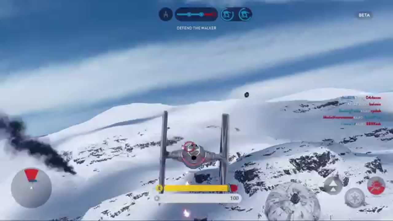 Star Wars: Battlefront - TIE Fighter in Walker Assault