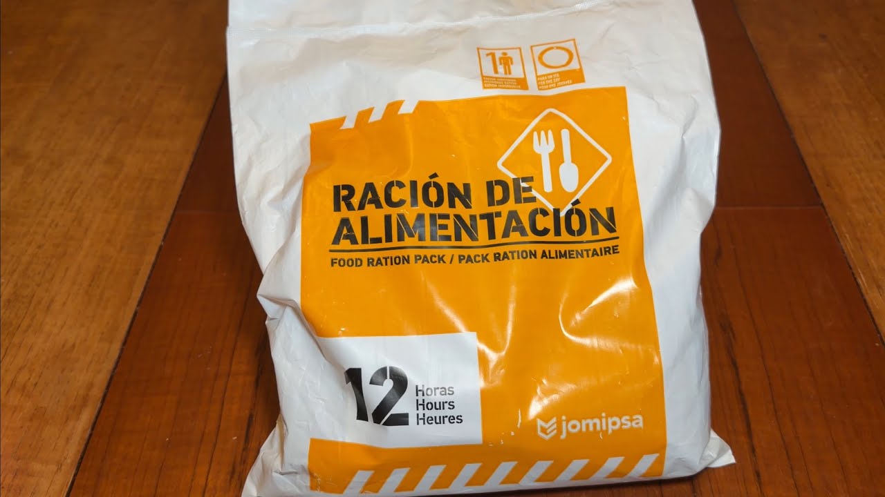 2024 Spanish Emergency Humanitarian NATO Certified  Food Packet Ration MRE Jomipsa Review Taste test