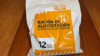 2024 Spanish Emergency Humanitarian NATO Certified Food Packet Ration MRE Jomipsa Review Taste test