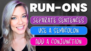 Runons & Comma Splices in English | How to Identify & Fix Runon Sentences