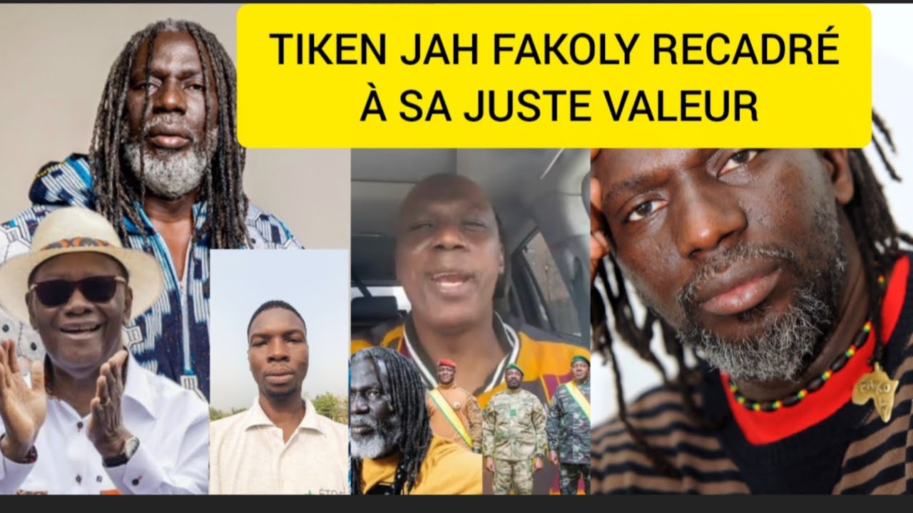 TIKEN JAH FAKOLY RECADRÉ À SA JUSTE VALEUR#breakingnews #cotedivoire #aes #buzz 