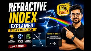 Why Does Light Bend? | Refractive Index Explained in the Easiest Way
