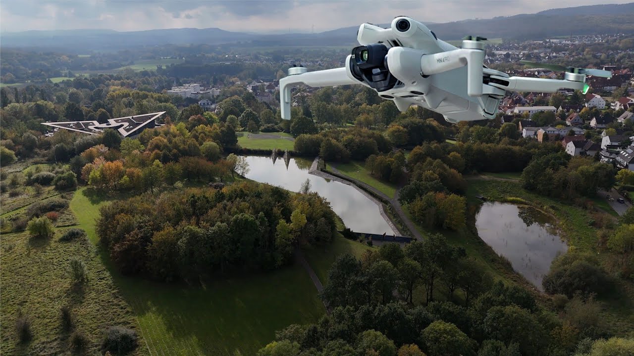 Bad Münder von oben um die Stadt