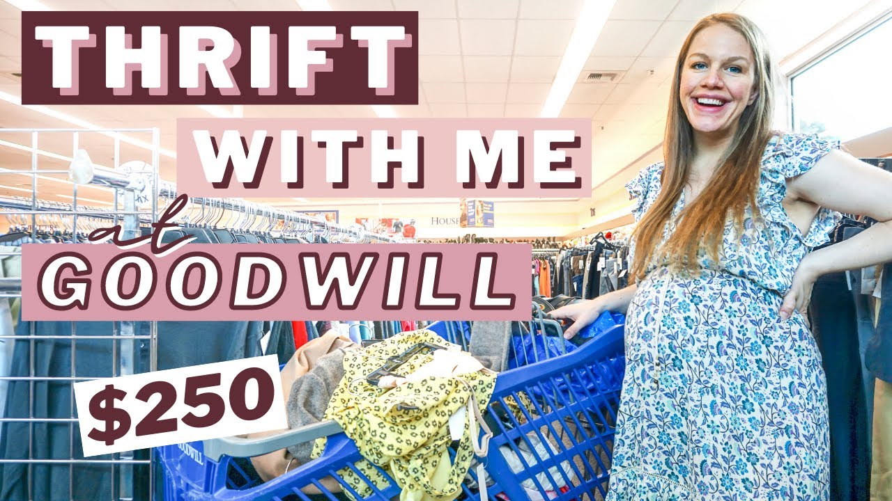 Thrift With Me at Goodwill + $250 Haul to Sell on Poshmark & eBay - YouTube