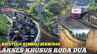 Download lagu Access to Batutulis Station has been opened and the Pangrango train has been diverted.