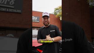They Brought Brazilian BBQ To Our Wrap Shop.. #wrapshop #vlog #food #shorts #viral #trending #brazil