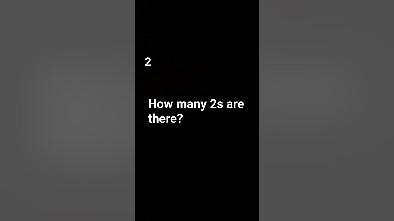 How Many 2s Are In 300