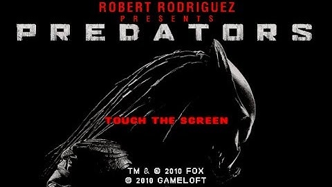 "Predators" - Gameloft 2010 year (Java Game)