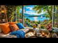 Lakeside morning🍀 soft piano for stress relief, deep focus, reading, writing, studying &amp; working