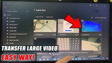 How to Transfer (Large) Videos from iPad to PC/laptop?