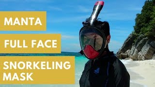Manta full face snorkeling mask: unboxing and review