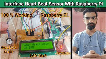 Heart Rate Sensor With Raspberry Pi | heartbeat sensor with raspberry pi