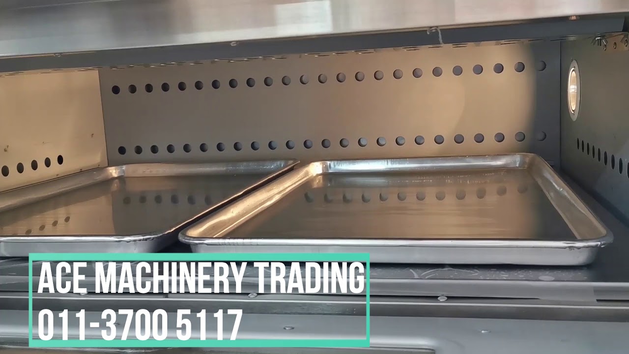 Okazawa Gas Oven 1 Deck 2 Tray Commercial Gas Oven 20 400 2 Pcs Tray With Timer Function Gvl12t Youtube