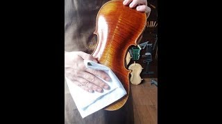 Como limpar, polir seu violino-viola-violoncelo Atelier Kamroyan-lutier