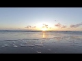 3D 180° VR Beach Sunset Sundown for Relaxation with Balearic House Music Original sound of the ocean