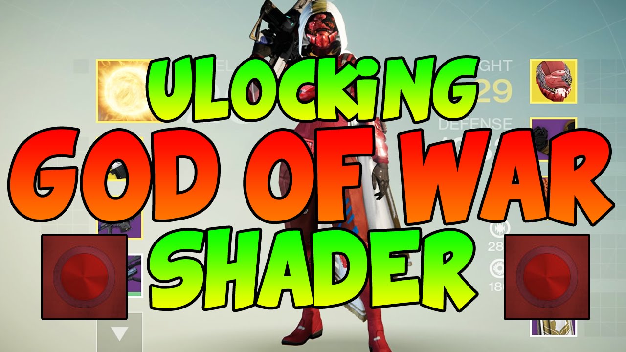 how to get god of war shader
