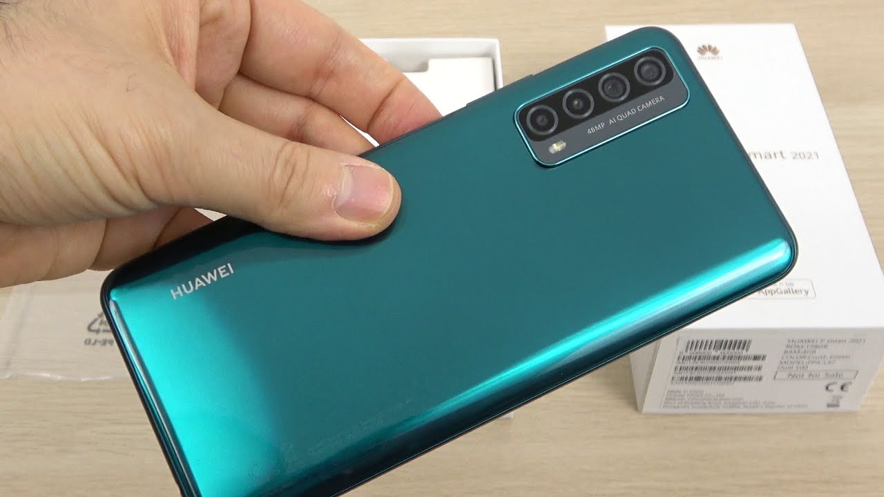 Huawei P Smart 21 Unboxing Midrange Quad Camera Phone With Large Battery Youtube