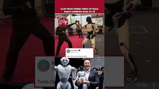 #ElonMusk posts video showing th #Tesla robot learning complex Kung Fu moves 👀